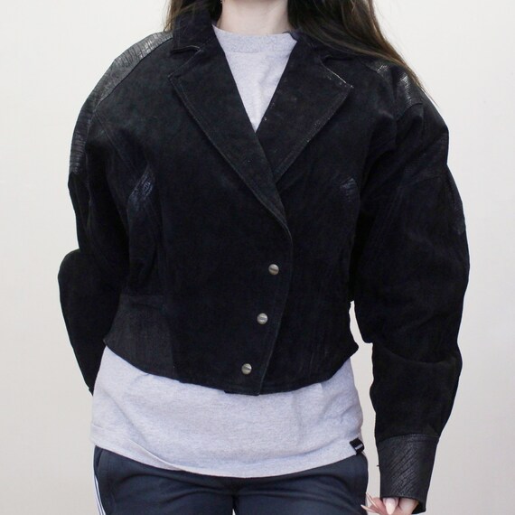 Vintage 80s Leather Suede Jacket by G-III Leather 