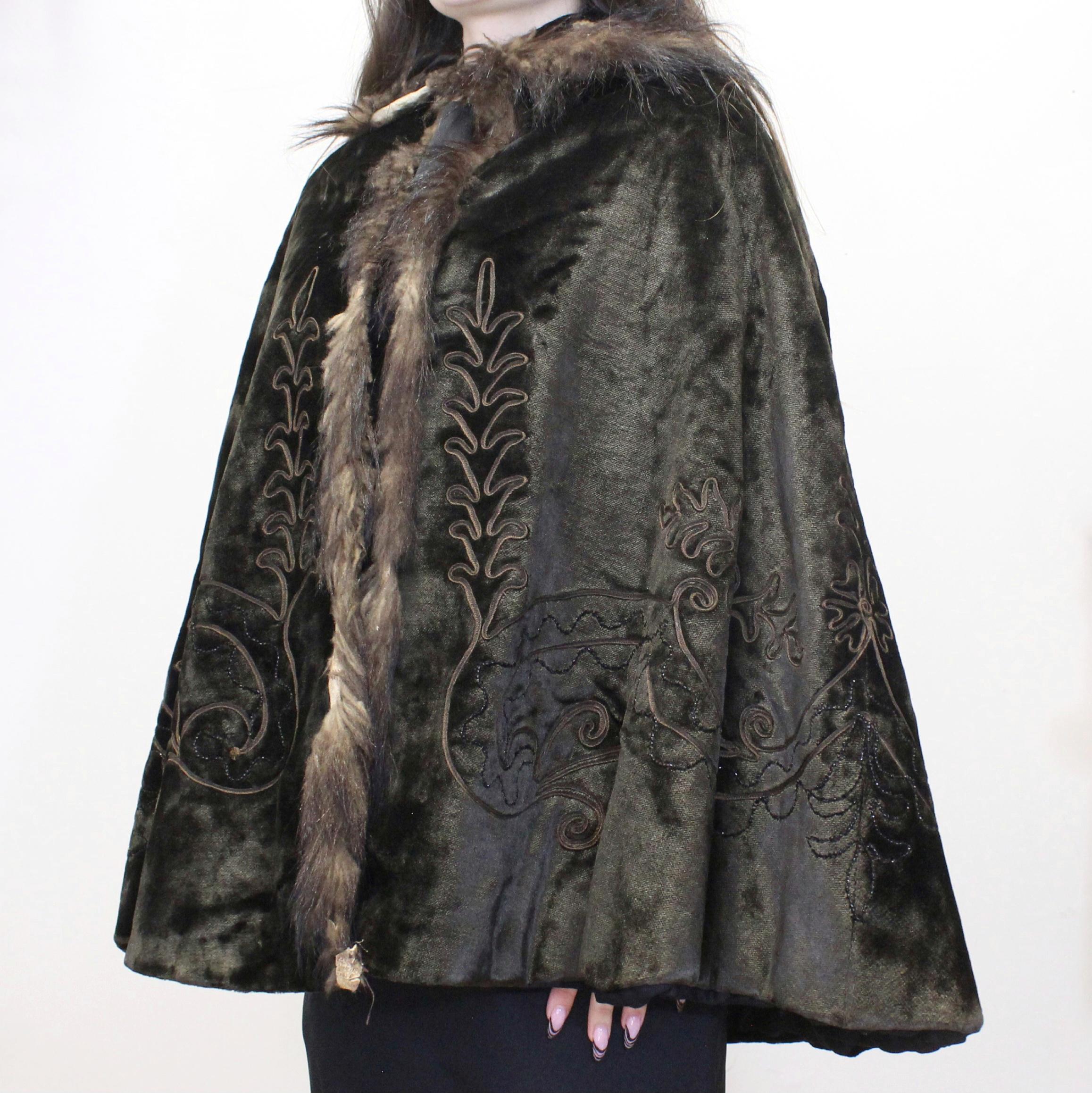 Victorian era Wool Cape ヴィクトリア期 アンティーク Antique