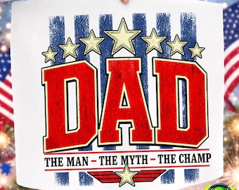 Best Dad Ever Distressed American Flag PNG, Retro Father's Day Design, Only Dads Graphic, Patriotic Dad Shirt Print, Vintage Gift Idea