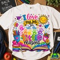 Crayon Drawing Teacher PNG, Back To School PNG, I Love My Job For All The Little Reasons, Retro Teacher PNG, Daycare Teacher, Digital File product logo