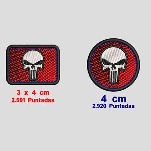 Tactical  Skull Embroidery Bundle – Morale Patch Digital Files (dst, pes, jef, exp)
