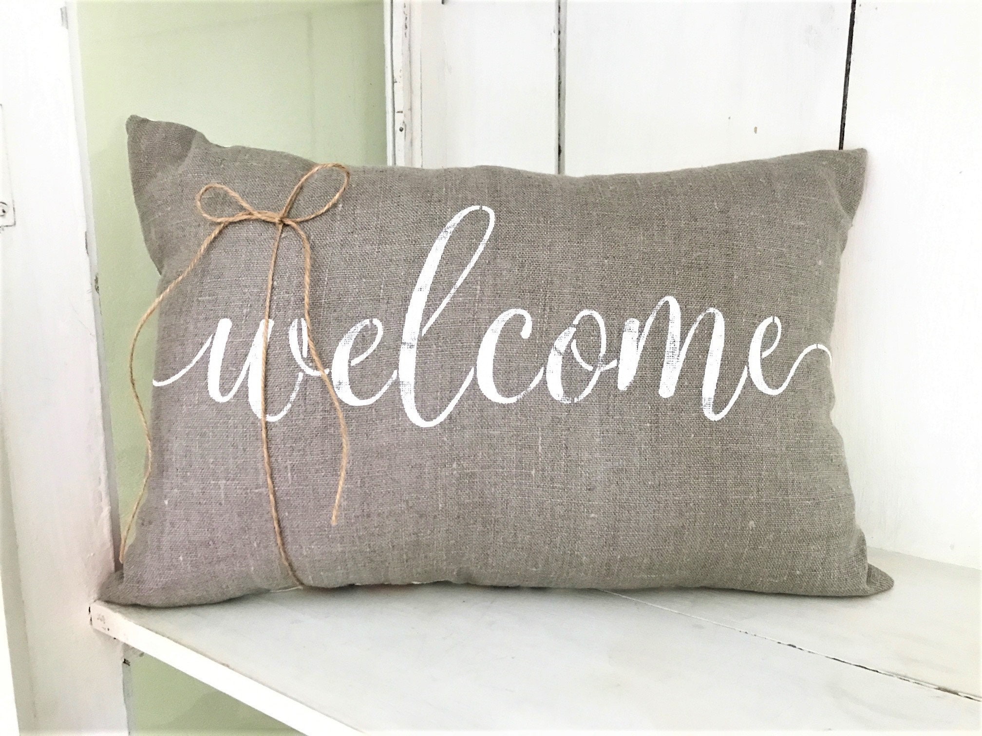 Decorative pillows pillow gift for new home rustic Etsy