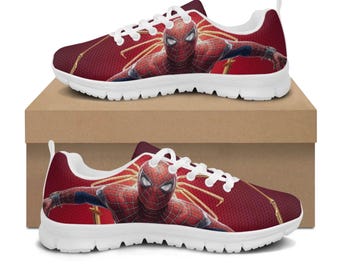 Spider-Man Athletic Shoes: Avengers Breathable Mesh Running Sneakers