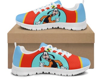 Goofy Athletic Shoes, Breathable Mesh Running Sneakers