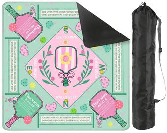33" Pickleball Mahjong Mat - Ships Rolled up