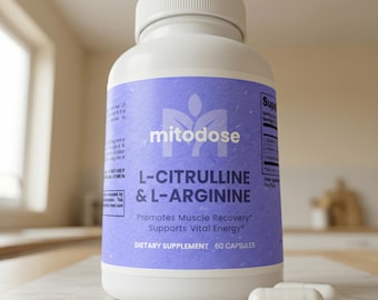 Gélules de L-Citrulline Supplément de L-Arginine Booster d'oxyde nitrique Récupération d'endurance Soutien de la circulation Endurance