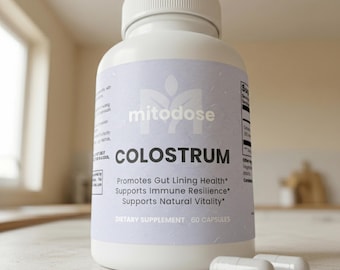 Supplément de colostrum bovin 30 % IgG | Gélules de lait Green Immune Support Récupération musculaire de la muqueuse intestinale