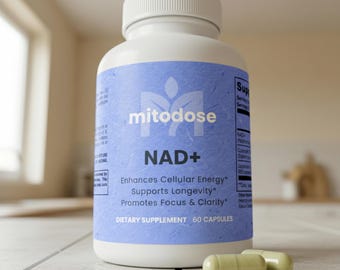 Supplément NAD 500 mg, capsule de resvératrol, quercétine, énergie mitochondriale naturelle, amélioration de la longévité, soutien à la réparation de l'ADN