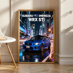 Subaru world rally car poster - Etsy 日本