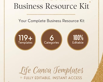 Life Coach Bundle Business Canva Templates, Coaching Forms, Instagram Posts (Digital Download)
