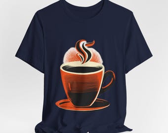 -shirt vintage tasse à café | Illustration rétro expresso