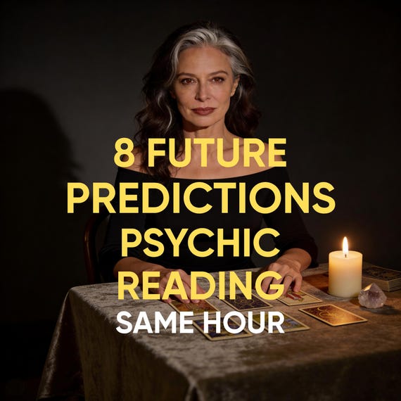 8 Future Predictions Psychic Reading, Same Hour Medium Reading, No AI, Future Insights