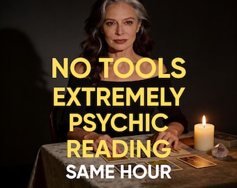Extremely Detailed Clairvoyant Reading, Same Hour Psychic Insights, Love & Career Guidance, No AI