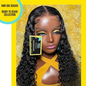 20&quot; Raw Indian Deep Curly 5x5 HD Closure Wig 180% Density
