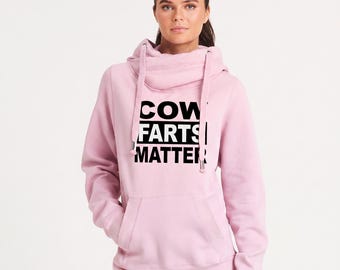 Vegan Hoodie for Her Environment Baby Pink