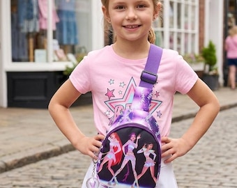 KPOP Demon Hunters Sling Bag, Mini Crossbody Backpack, Anime Style Shoulder Bag for Girls, Fan Merch Gift, Multiple Designs