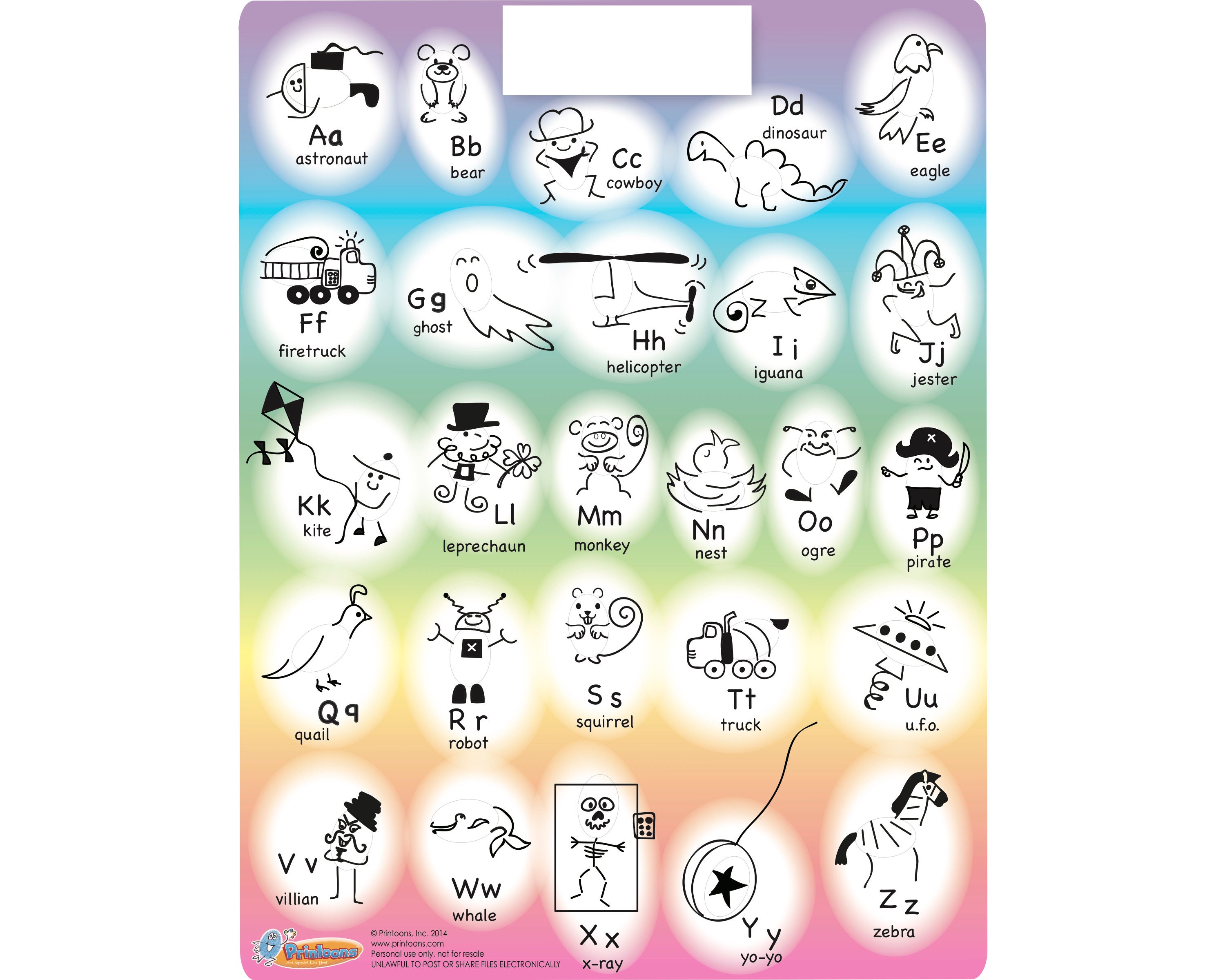 BABY ALPHABET Fingerprint Art KEEPSAKE, Nursery Decor, Diy Baby Art