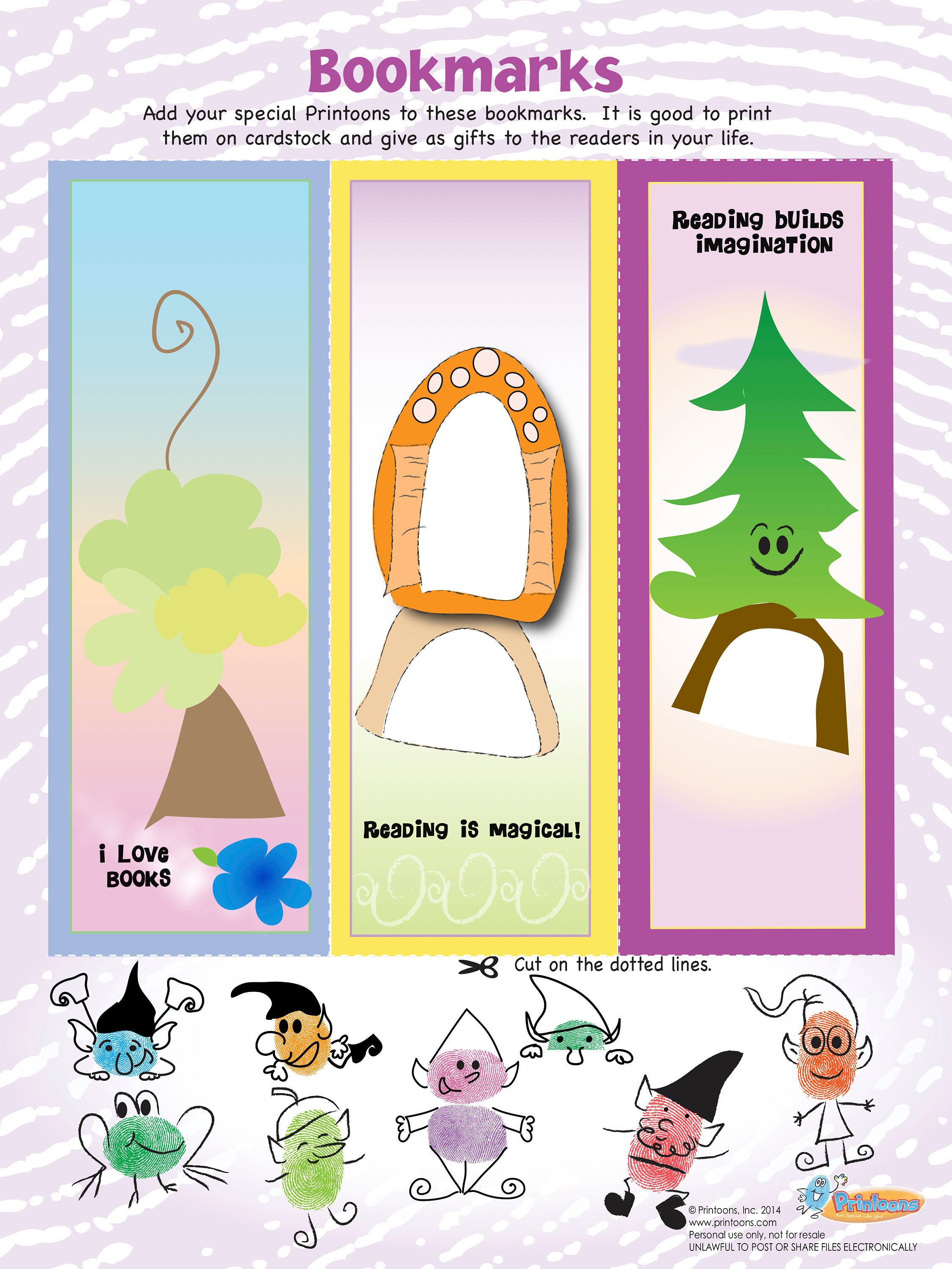 ELF THUMBPRINT ART, Elf Digital Download Fingerprint Art Kit, Elf