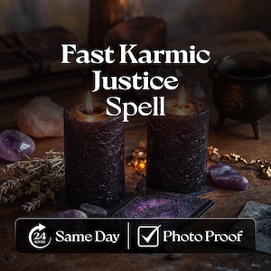 Fast Karmic Justice Spell, Return Negative Energy and Restore Spiritual Balance