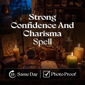 Strong Confidence and Charisma Spell, Boost Self Esteem and Personal Magnetism