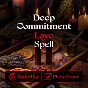 Ritual de amor de compromiso profundo para la devoción mutua, la apertura emocional, la armonía en la relación y una conexión más profunda.