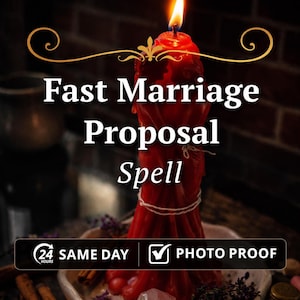 Feitiço de Pedido de Casamento Rápido, Energia de Compromisso, Ritual para Aprofundar o Amor e a União no Relacionamento