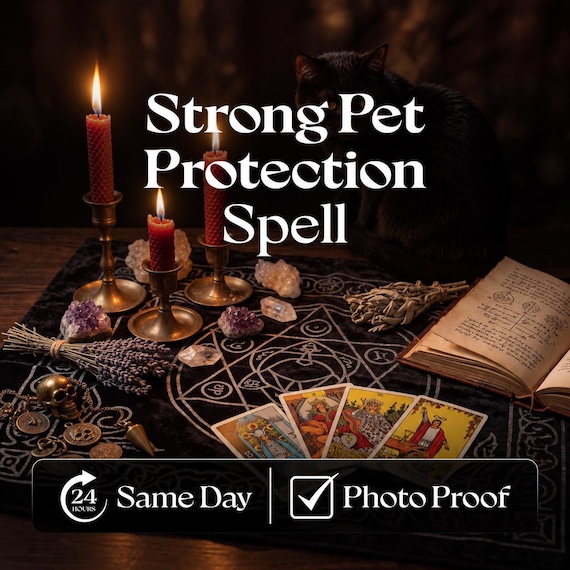 Strong Pet Protection Spell, Comfort, Peaceful Energy and Loving Companion Bond Ritual