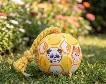Pelota olfativa para perros pequeños, pelota interactiva con premios, juguete para el enriquecimiento de cachorros, linda pelota de entrenamiento para mascotas, juguete de estimulación mental.