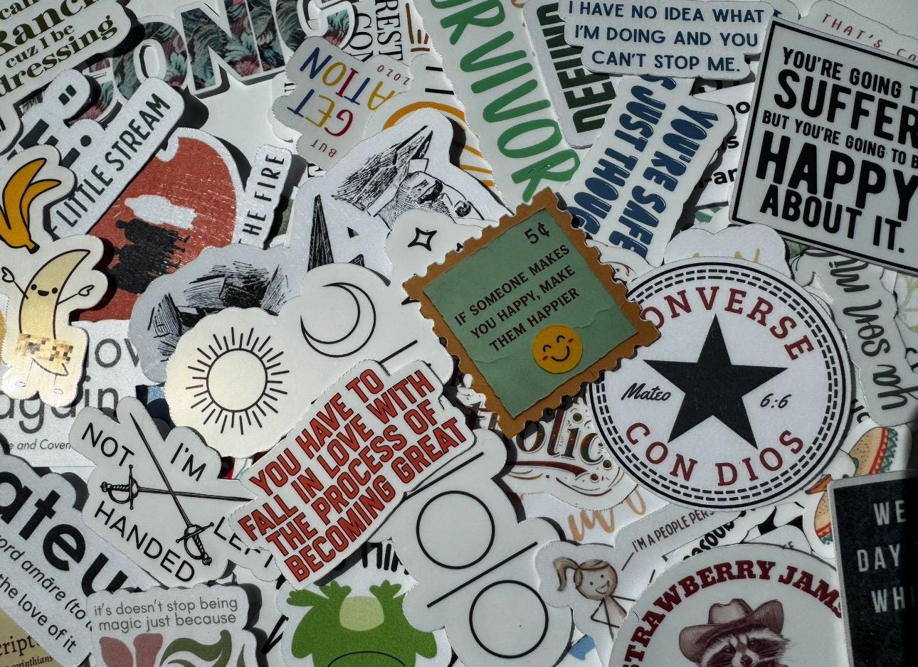 Cortisol Spike Sticker - Relatable Decal for Water Bottles or Laptops ...