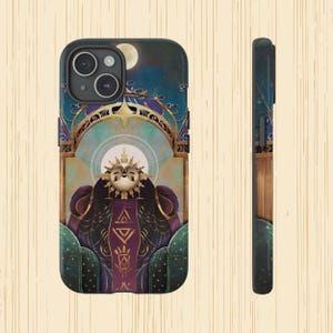 Coque de portable Expédition 33 Clair Obscur - Design cathédrale céleste d'Esquie - Coque cadeau Pixel Art nouveau fantastique pour iPhone Samsung