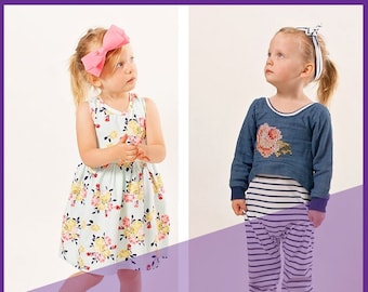 Magil&Lil Romper and Dress Pattern (PDF Pattern)