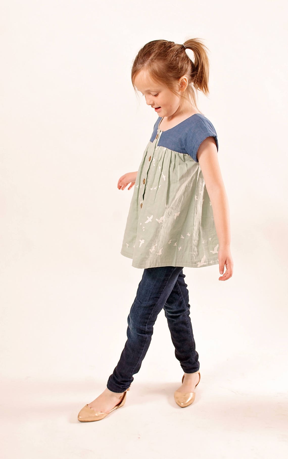 Millie blouse green