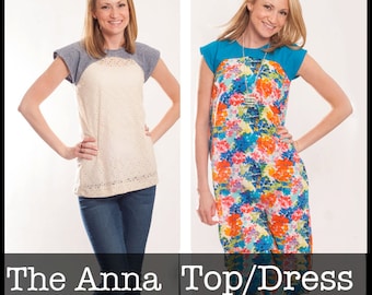 Anna Top and Dress PDF Sewing Pattern