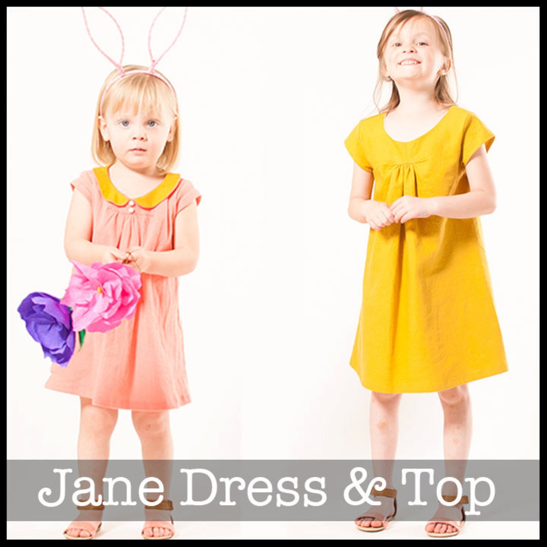Jane Top and Dress PDF Sewing Pattern - Etsy
