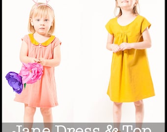 Jane Top and Dress PDF Sewing Pattern