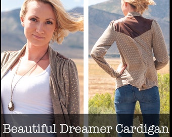 Beautiful Dreamer Cardigan PDF Sewing Pattern