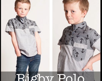 Rigby Polo PDF Sewing Pattern