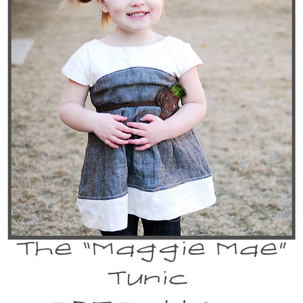 Maggie Mae Tunic/Dress PDF Sewing Pattern