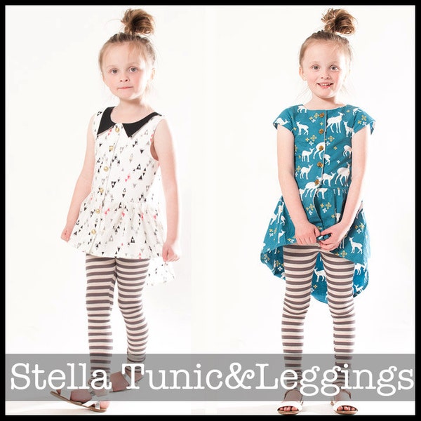 Stella Tunic and Leggings PDF sewing Pattern