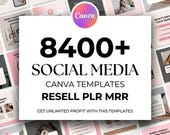 8400+ Canva Social Media Templates Bundle | Instagram, Business, Marketing Kit | Instant Download”