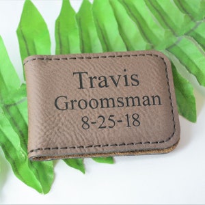 Personalized Money Clip, Money Clip, Money Clip for Groomsmen, Personalized Groomsmen Gifts, Engraved Groomsmen Gifts, Groomsman Gifts image 3