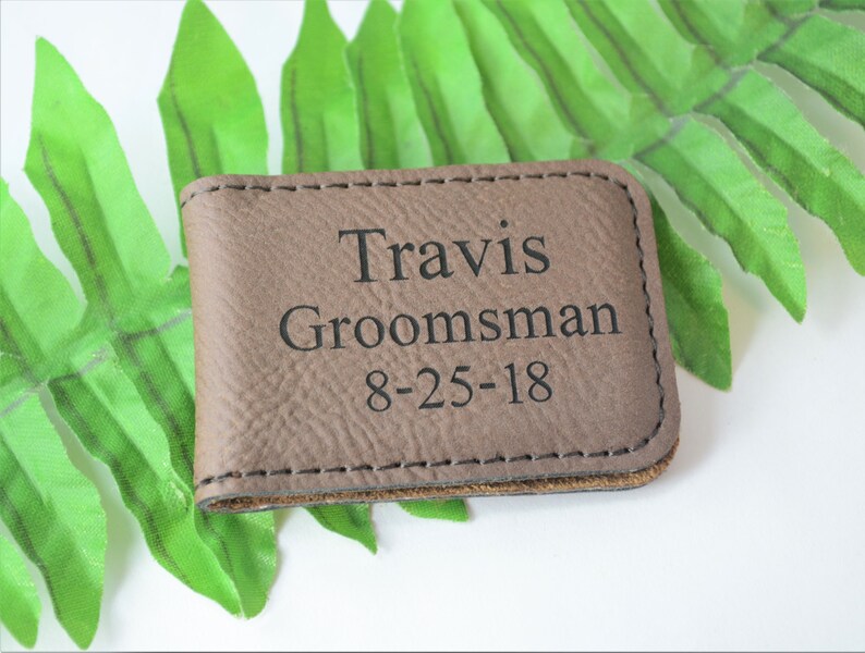 Personalized Money Clip, Money Clip, Money Clip for Groomsmen, Personalized Groomsmen Gifts, Engraved Groomsmen Gifts, Groomsman Gifts image 3