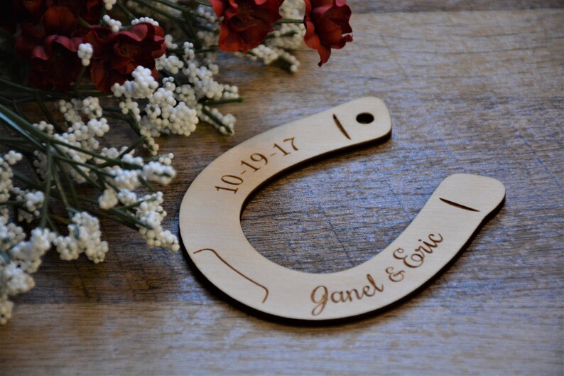 Horseshoe Cutout Horseshoe Favor Wedding Favors Country Etsy