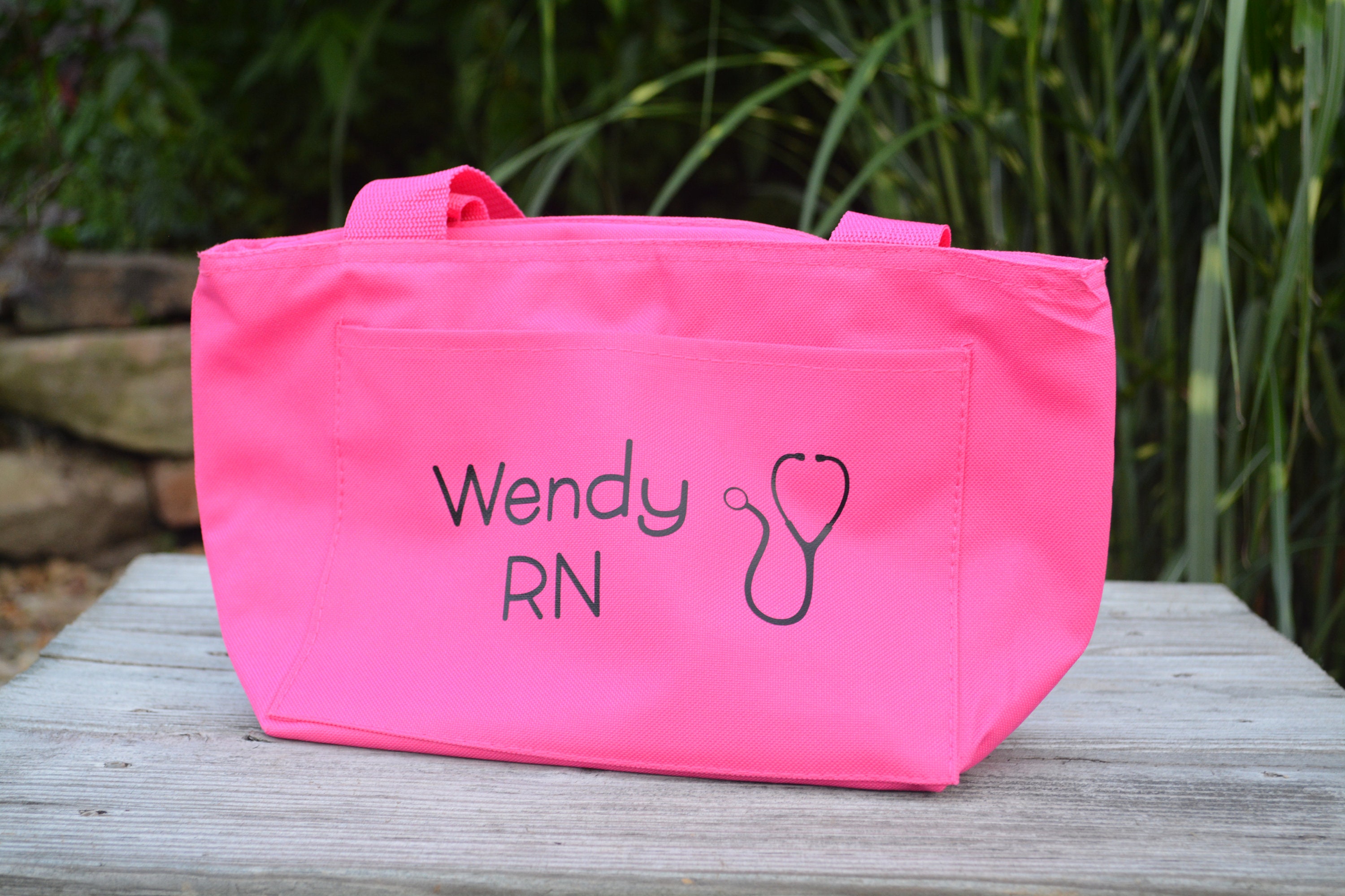 Personalized Lunch Bag, Insulated Lunch Bag, Nurse Lunch Bag, Gift for Nurse, Nurse Bag, Nurse Gift, Nurse Graduation Gift