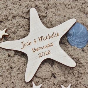 4&quot;, Starfish, Starfish Favor, Guest Book, Destination Wedding, Beach Theme, Wedding Favor, Engagement, Party Favor, Starfish Cutout