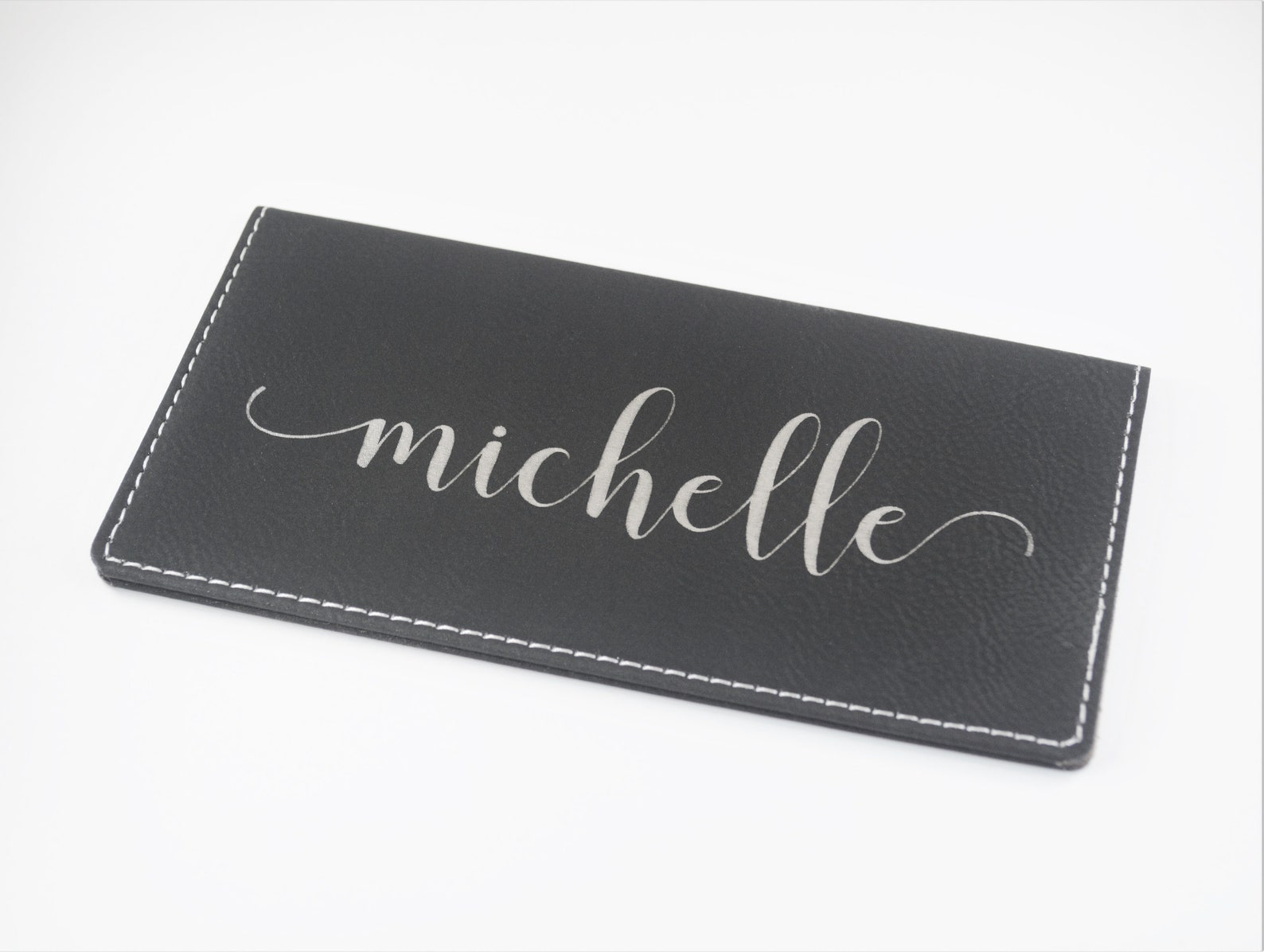 Personalized Checkbook Cover Vegan Checkbook Cover Checkbook Etsy