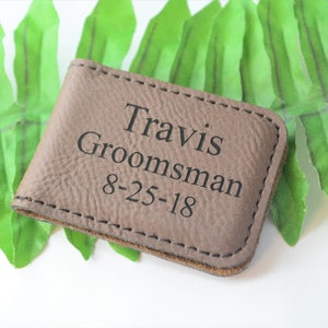 Personalized Money Clip, Money Clip, Money Clip for Groomsmen, Personalized Groomsmen Gifts, Engraved Groomsmen Gifts, Groomsman Gifts image 2