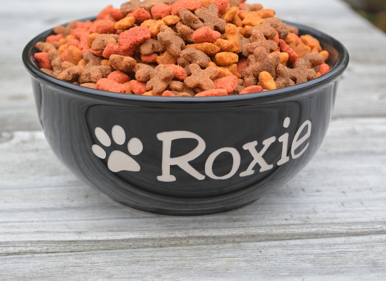 Pet Food Bowl Personalized Pet Gifts Personalized Dog Food Dish Personalized Pet Food Bowl Dog Food Bowl Cat Food Bowl Pet Dish