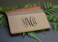 Personalized Faux Leather Checkbook Cover, Check Book Pocket, Engraved Checkbook Cover, Check Book Cover