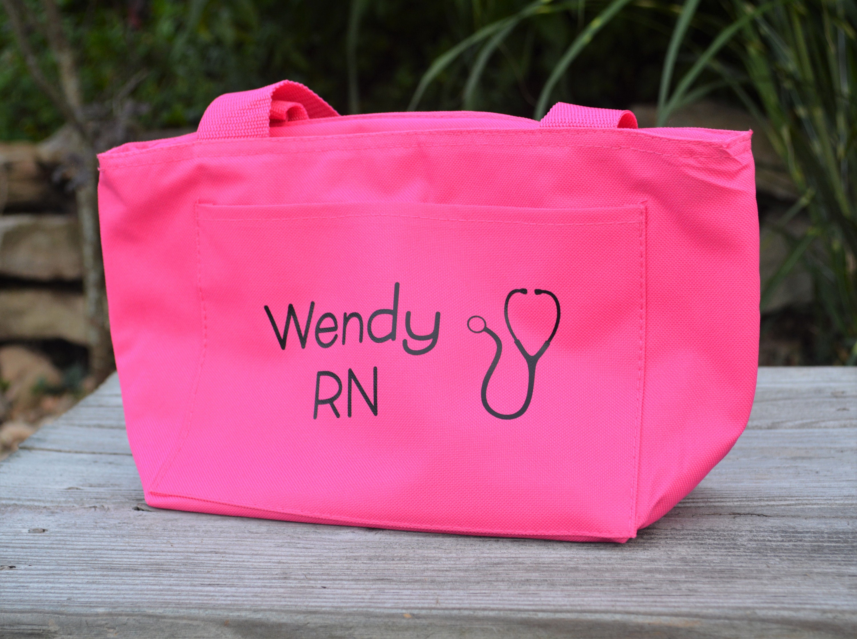 Personalized Lunch Bag, Insulated Lunch Bag, Nurse Lunch Bag, Gift for Nurse, Nurse Bag, Nurse Gift, Nurse Graduation Gift